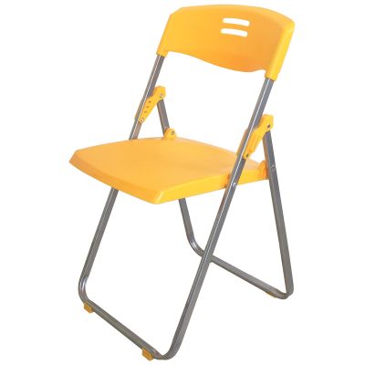 Color portable plastic folding chair