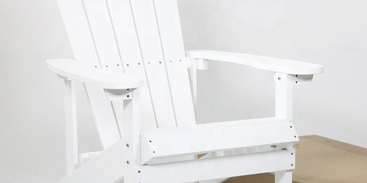 Creative design white wooden folding chair (6)