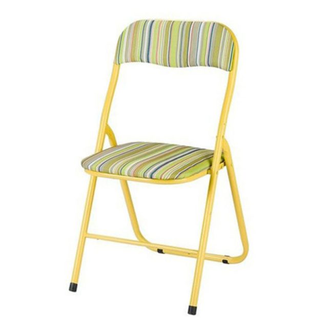 Durable cheap metal folding chair with cushion (1)