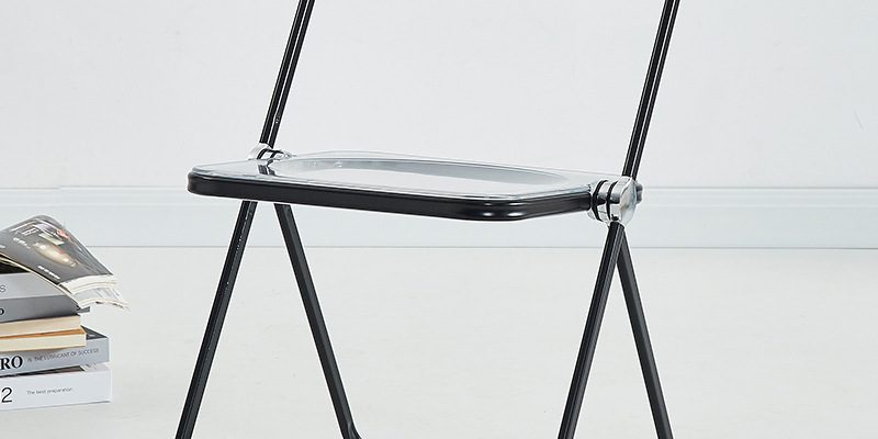 High-grade metal frame resin folding chair (6)