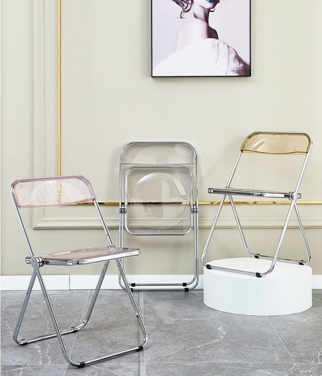 High-load durable plastic folding chair (1)