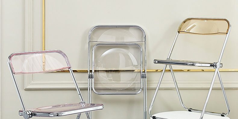 High-load durable plastic folding chair (1)