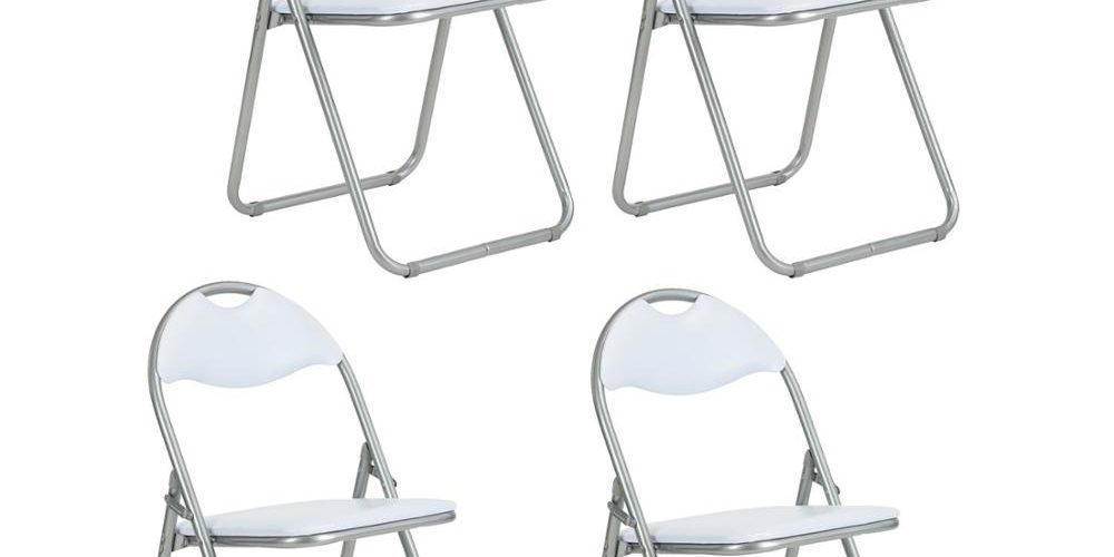 High quality stainless steel metal folding chair (6)