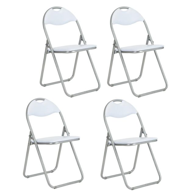 High quality stainless steel metal folding chair (6)