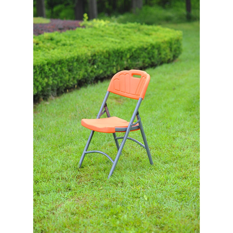 Outdoor waterproof color plastic folding chair