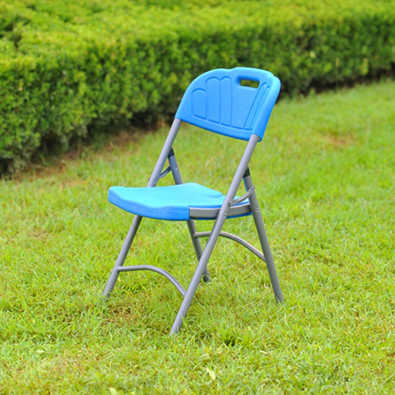Outdoor waterproof color plastic folding chair