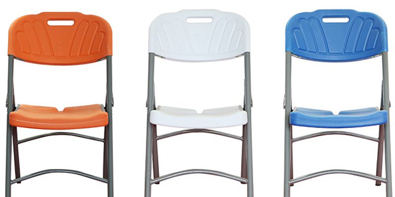 Plastic folding chair for garden leisure activities (4)