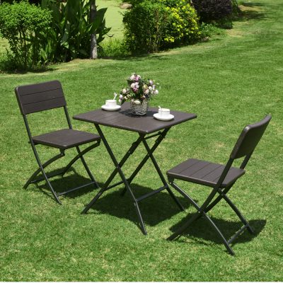 Portable outdoor wooden folding picnic chair (2)