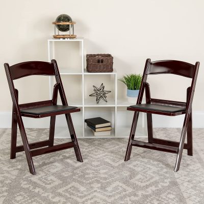 Retro portable resin folding chair (1)