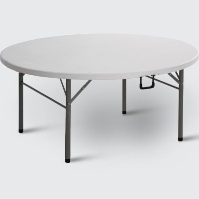 Round Outdoor Wedding Plastic Folding Table (3)