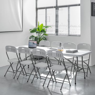 Small folding outdoor plastic folding chair (2)