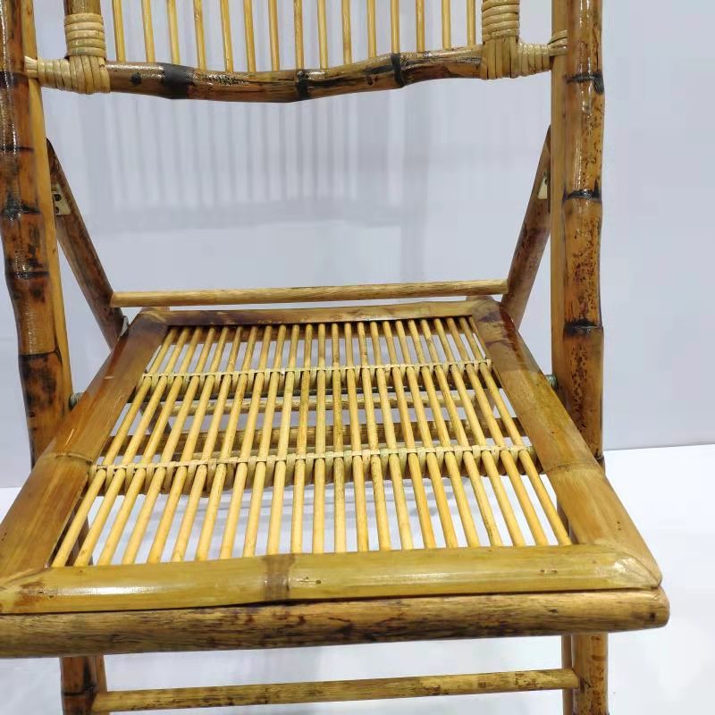 Traditional classic bamboo folding chair
