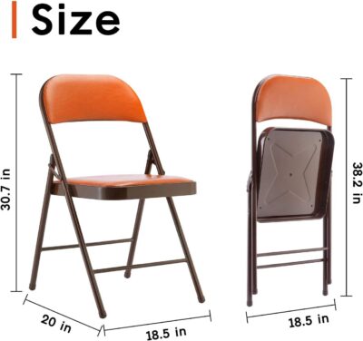 folding chairs with upholstered