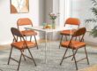 folding chairs with upholstered