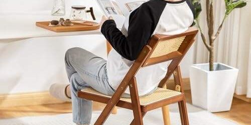Classic Solid Wood Folding Event Chairs for Outdoor & Party Use (3) Classic solid wood folding event chair