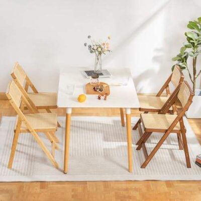 Classic solid wood folding event chair