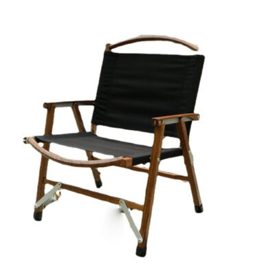 wood folding chair with stainless steel