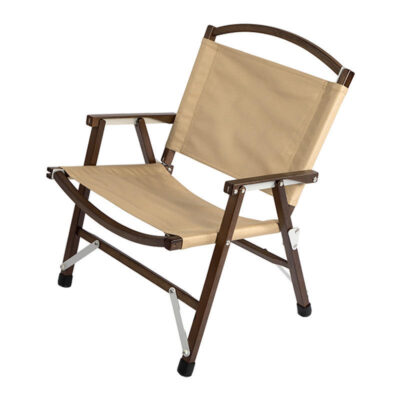 wood folding chair with stainless steel