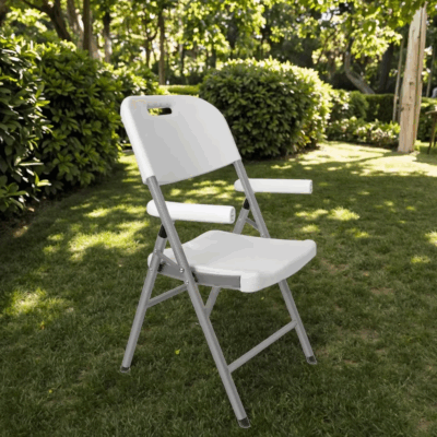 white plastic folding chairs manufacturer