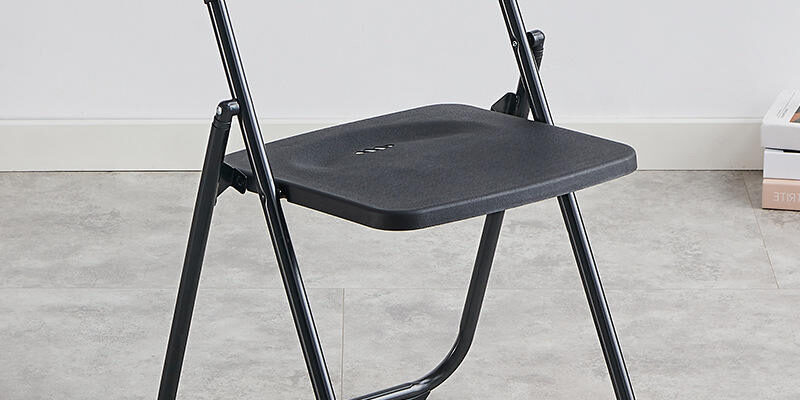 High Back White Plastic Metal Folding Chairs for Events & Camping (1) plastic metal folding chairs for events