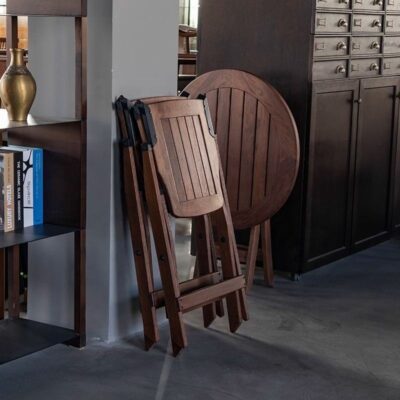 wooden folding chair waterproof design