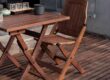 wooden folding chair waterproof design