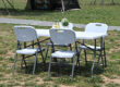 Lightweight plastic dining table chair