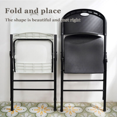 garden chair with plastic backrest