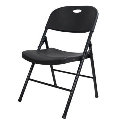 garden chair with plastic backrest