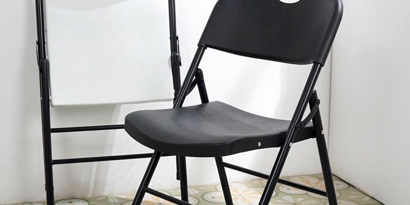 Modern Foldable Metal Garden Chairs with Plastic Backrest Custom (4) garden chair with plastic backrest