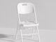 Plastic folding chairs with backrest