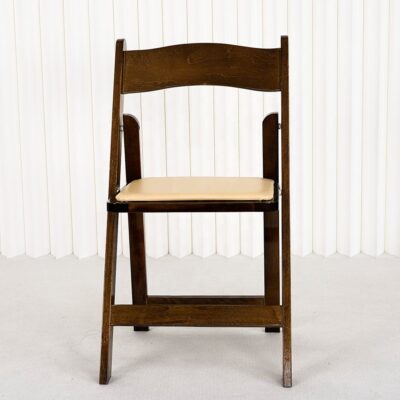 Fruitwood wooden folding chairs for weddings