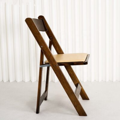 Fruitwood wooden folding chairs for weddings