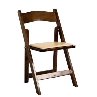 Fruitwood wooden folding chairs for weddings
