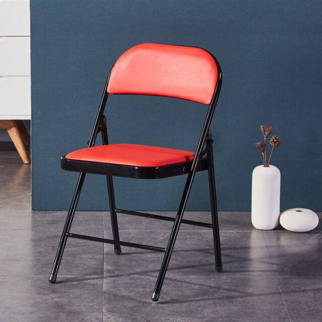 Wholesale metal folding chair with backrest