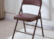 Wholesale metal folding chair with backrest