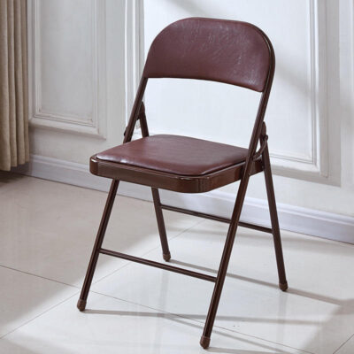 Wholesale metal folding chair with backrest