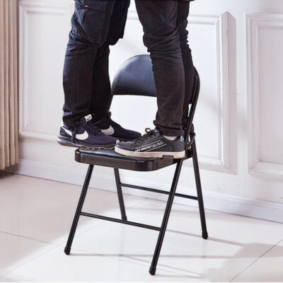 Wholesale metal folding chair with backrest