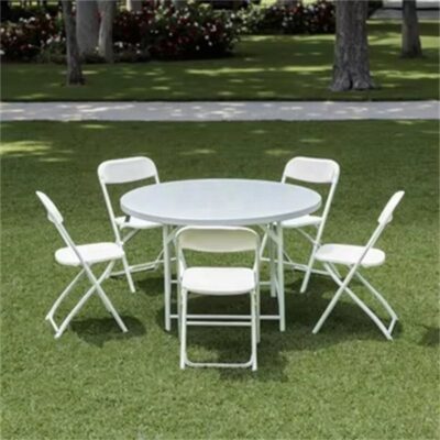 Wholesale white foldable plastic chairs