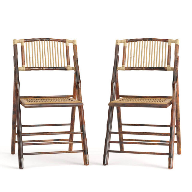 Bamboo Wood Folding Chairs