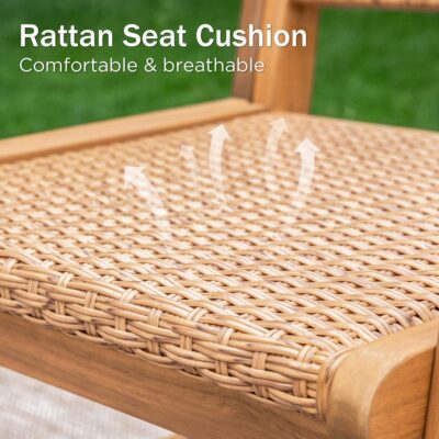 Acacia Wood Outdoor Dining Chairs