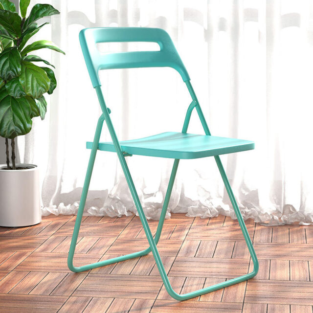 Custom Portable Folding Chair with Lightweight Metal Frame (2) Portable Folding Chair with Metal Frame