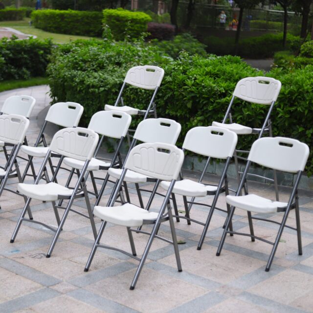 Durable Waterproof Plastic Folding Chair