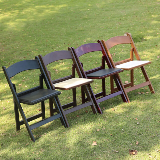 White Resin Folding Wedding Chair