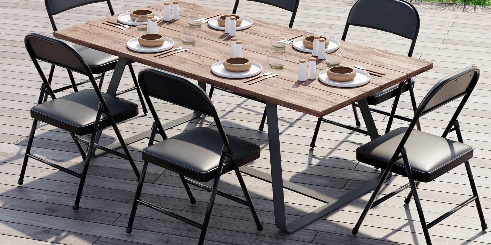 Wholesale Custom Outdoor Stackable Metal Folding Chair (5) Outdoor Stackable Metal Folding Chair