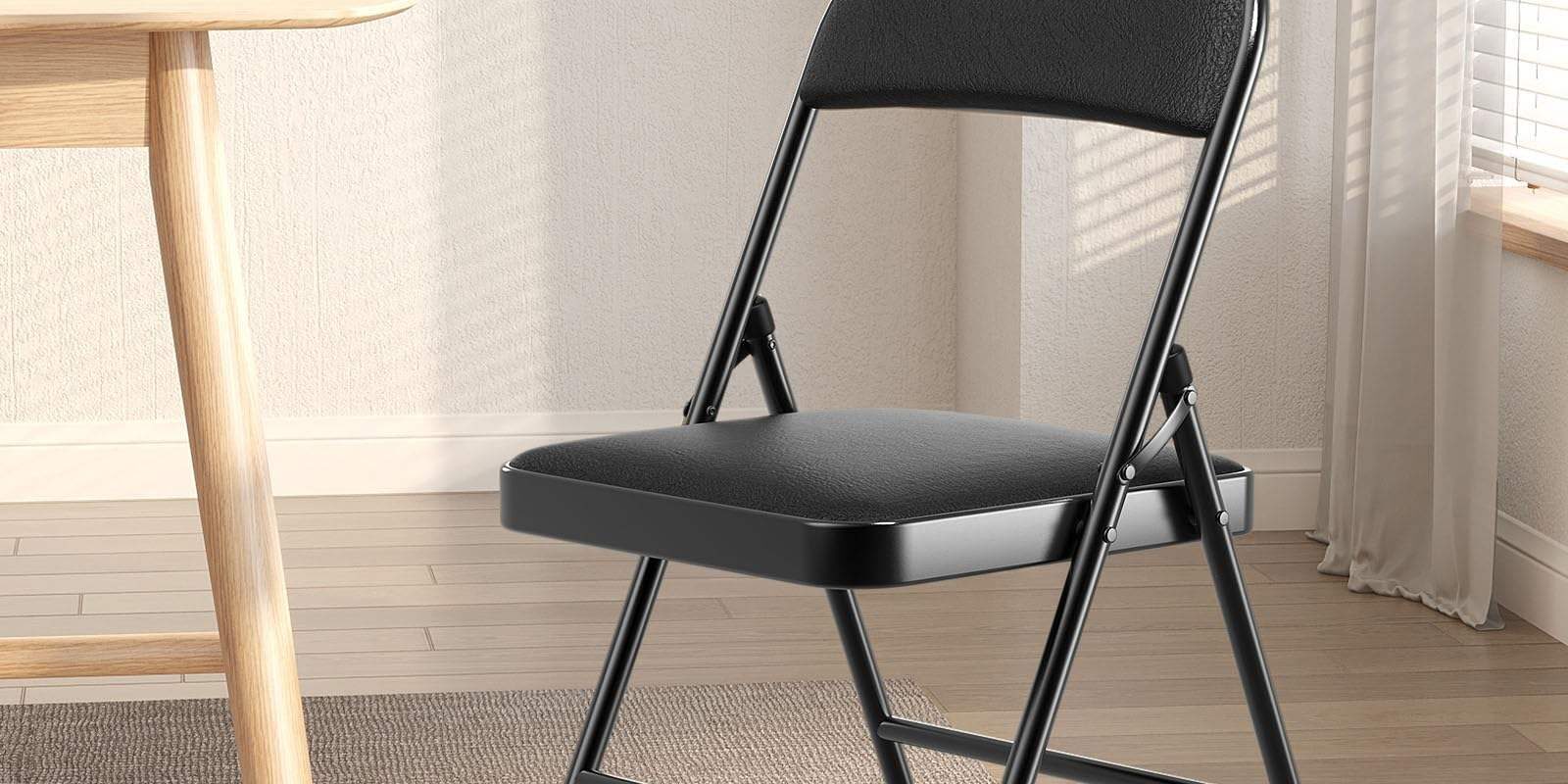 Wholesale Metal Folding Outdoor Chair with Soft Padded Cushion (1) Metal Folding Outdoor Chair Supplier