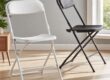 White Foldable Plastic Chairs