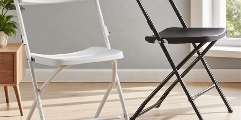 Wholesale White Foldable Portable Plastic Chairs for Outdoor (5) White Foldable Plastic Chairs